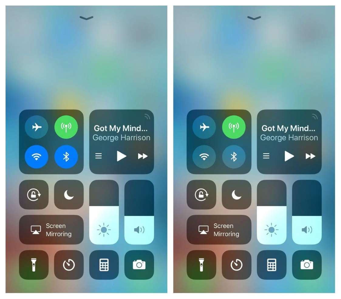 Để tắt triệt để Bluetooth và Wi-fi trong iOS 11 - Ảnh 1.
Để tắt triệt để Bluetooth và Wi-fi trong iOS 11