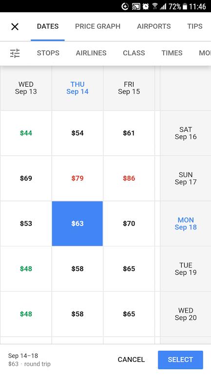 Tiết kiệm chi phí du lịch với tính năng mới của Google’s Flights - Ảnh 2. Tiết kiệm chi phí du lịch với tính năng mới của Google’s Flights - Ảnh 2.