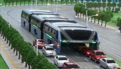Trung Quốc thử nghiệm chạy tàu điện trên đường ray ảo - Ảnh 2. Trung Quốc thử nghiệm chạy tàu điện trên đường ray ảo - Ảnh 2.
