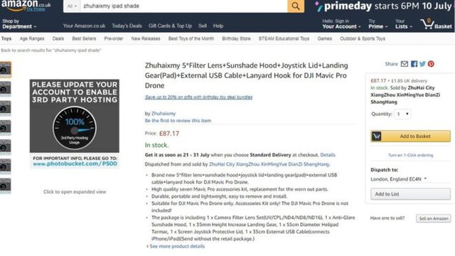 Amazon, eBay tố Photobucket đang đòi tiền chuộc ảnh - Ảnh 1. Amazon, eBay tố Photobucket đang đòi tiền chuộc ảnh - Ảnh 1.