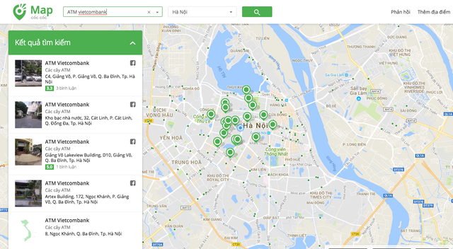 Gần 1,2 triệu điểm dịch vụ trên bản đồ số Cốc Cốc Map - Ảnh 1. Gần 1,2 triệu điểm dịch vụ trên bản đồ số Cốc Cốc Map - Ảnh 1.