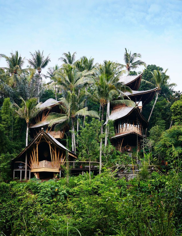 Biệt thự bằng tre độc đáo ở Bali - Ảnh 2. Biệt thự bằng tre độc đáo ở Bali - Ảnh 2.