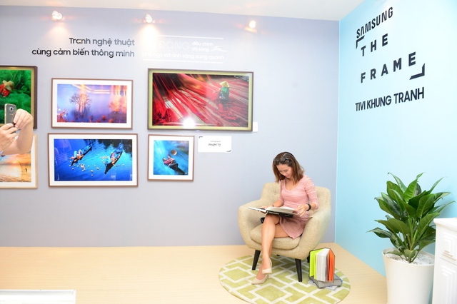 Đắm mình trong không gian nghệ thuật tại triển lãm The Frame - TV Khung Tranh - Ảnh 1. Đắm mình trong không gian nghệ thuật tại triển lãm The Frame - TV Khung Tranh - Ảnh 1.