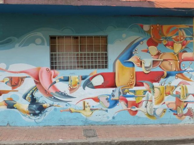 Đường phố Bogotá thu hút du khách nhờ Graffiti - Ảnh 6. Đường phố Bogotá thu hút du khách nhờ Graffiti - Ảnh 6.