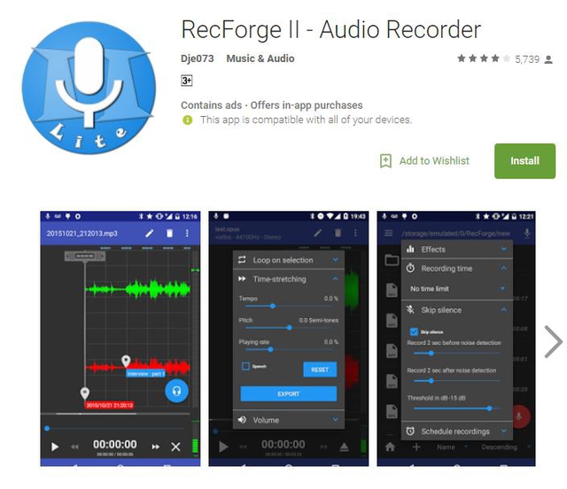 10 ứng dụng ghi âm tốt nhất cho thiết bị Android - Ảnh 6. 10 ứng dụng ghi âm tốt nhất cho thiết bị Android - Ảnh 6.