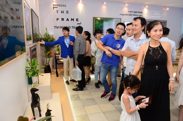 Đắm mình trong không gian nghệ thuật tại triển lãm The Frame - TV Khung Tranh - Ảnh 7. Đắm mình trong không gian nghệ thuật tại triển lãm The Frame - TV Khung Tranh - Ảnh 7.