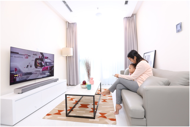 Lột xác phòng khách bằng 1 thao tác với TV Samsung - Ảnh 5. Lột xác phòng khách bằng 1 thao tác với TV Samsung - Ảnh 5.