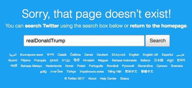 Nghỉ việc, nhân viên Twitter chặn tài khoản ông Trump - Ảnh 1. Nghỉ việc, nhân viên Twitter chặn tài khoản ông Trump - Ảnh 1.