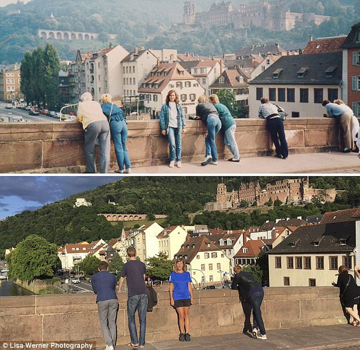 Nữ du khách quay lại châu Âu chụp ảnh đúng nơi từng đến 30 năm trước - Ảnh 5.