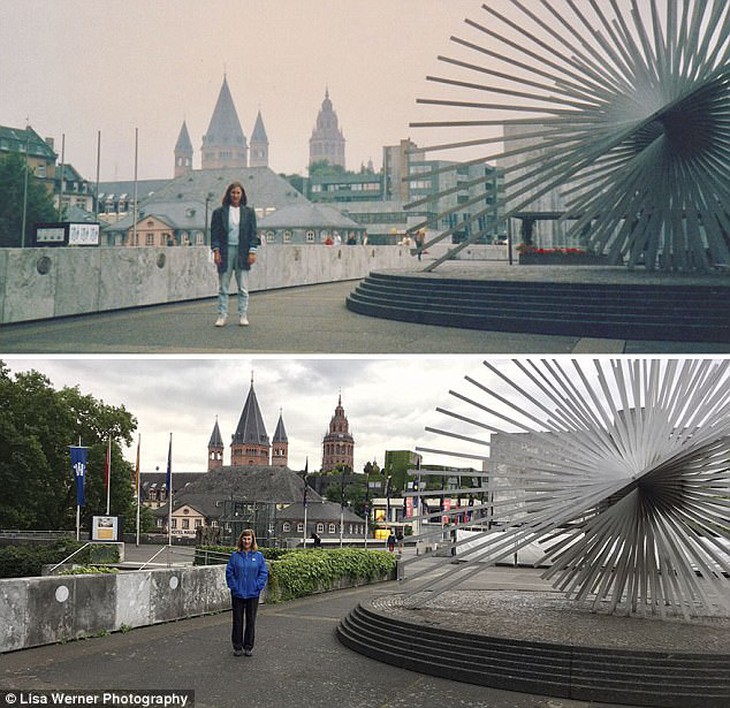 Nữ du khách quay lại châu Âu chụp ảnh đúng nơi từng đến 30 năm trước - Ảnh 6.