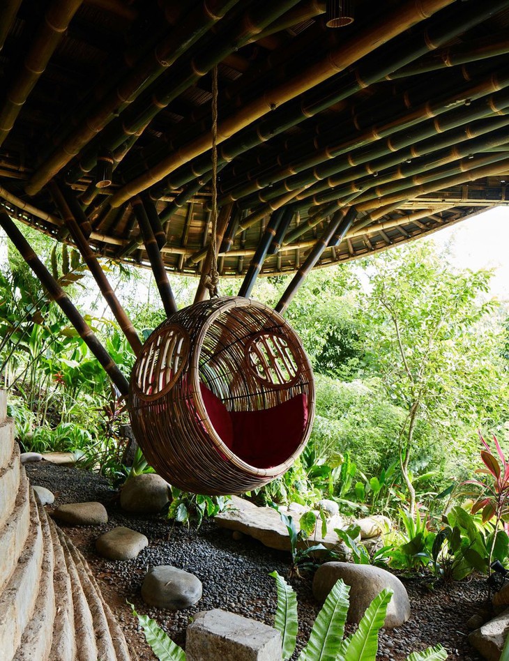 Biệt thự bằng tre độc đáo ở Bali - Ảnh 6.
