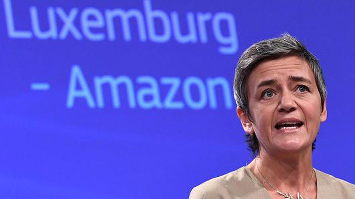 EU phạt Amazon gần 300 triệu USD vì sai phạm thuế - Ảnh 1.