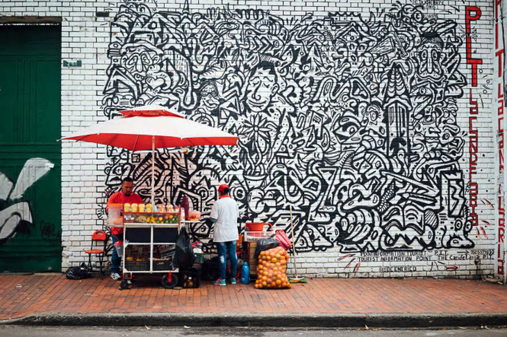 Đường phố Bogotá thu hút du khách nhờ Graffiti - Ảnh 3.