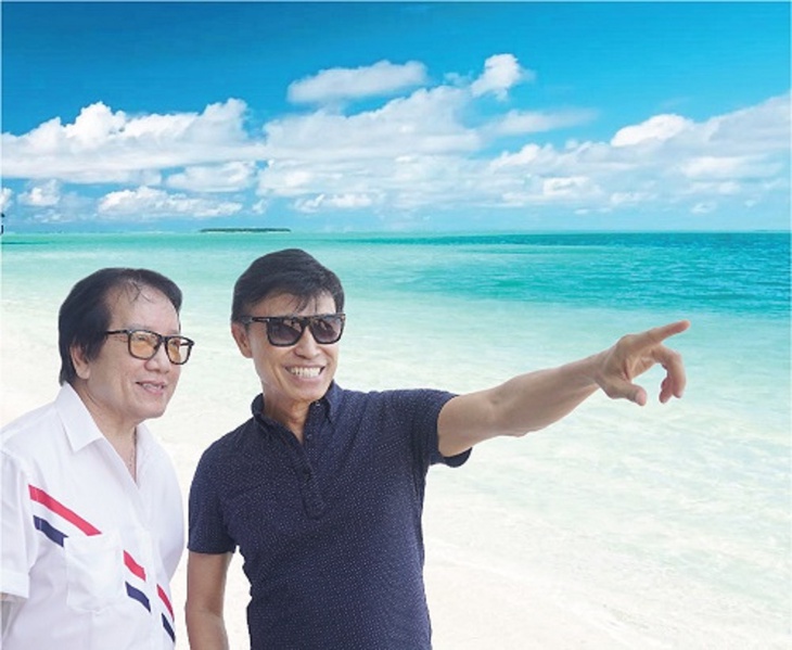 Elvis Phương và Tuấn Ngọc tìm chốn bình yên tại Phú Quốc - Ảnh 1.